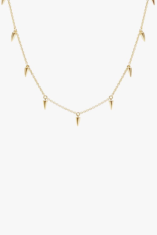 Dagger 18k Gold Plated Choker Necklace ACC Jewellery Murkani   