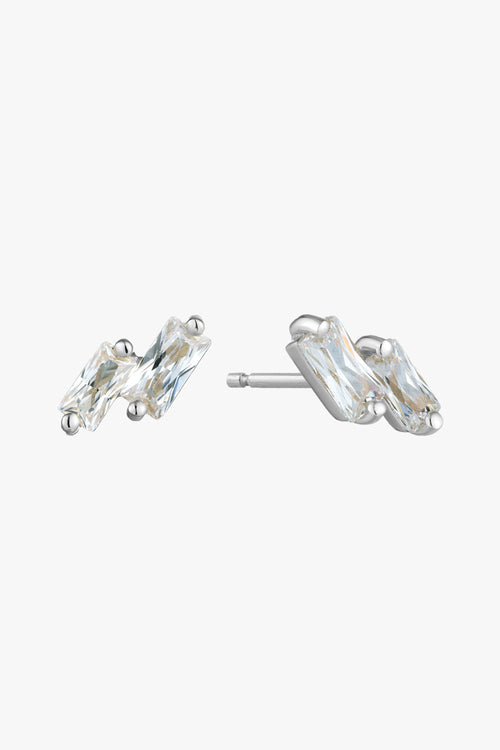 Glow Getter 7mm Silver Stud Earrings ACC Jewellery Ania Haie   