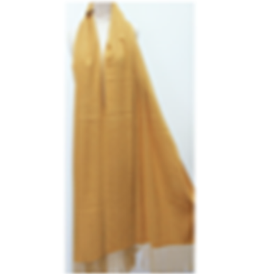 Mustard 100% Viscose Fringe 70x190cm Scarf ACC Scarves Frontier   