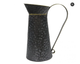 Galvanised Black Jug 34cm