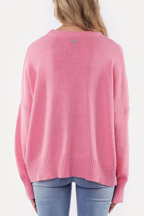 Slouchy Rose Classic Knit WW Knitwear All About Eve   