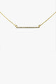 Sparkle Bar Necklace Gold EOL