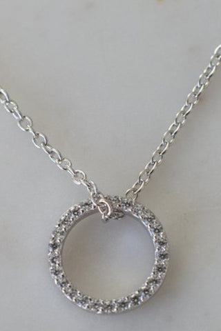 Sparkle Oh My Necklace Silver ACC Jewellery Sophie   