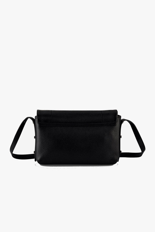 black shoulder handbag