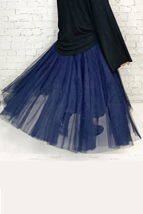 Swan Lake Layered Tulle Tutu Ink Skirt WW Skirt C.Reed   