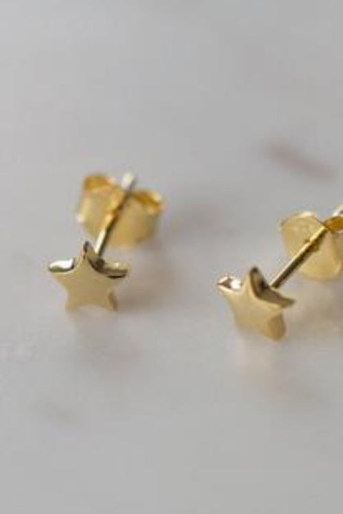 Twinkle Star Stud Earrings Gold ACC Jewellery Sophie   