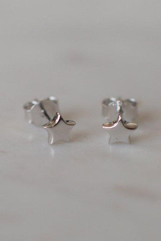 Twinkle Star Stud Earrings Silver ACC Jewellery Sophie   