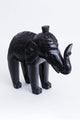 Raven Black Medium Elephant 25x20cm