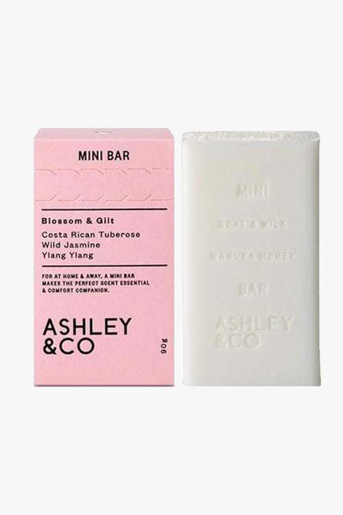 Mini Bar Blossom + Gilt Soap HW Beauty - Skincare, Bodycare, Hair, Nail, Makeup Ashley+Co   