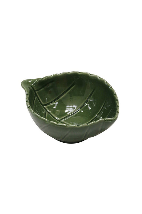 Vine Leaf Small Green Dish HW Serveware - Plate, Bowl, Servers, Dish, Platter CC Interiors   