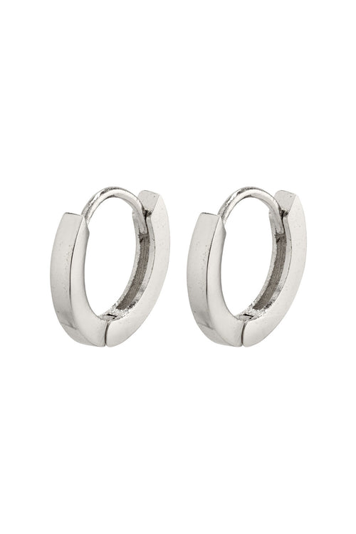Arnelle Mini Silver Plated Hoop Huggy Earrings ACC Jewellery Pilgrim   