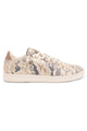 Jane Off White Snake Leather Sneaker