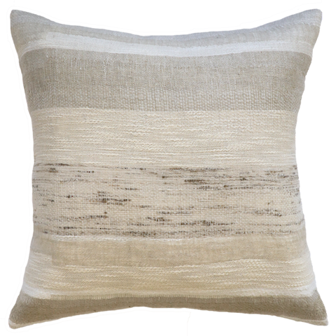 Woodrow Beige Feather Filled Cushion 50x50cm HW Cushions Mulberi   