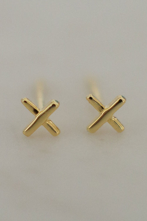 XX Stud Earrings EOL ACC Jewellery Sophie Gold  