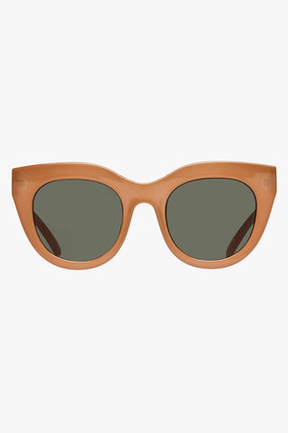 Air Heart Cat Eye Caramel Khaki Lens Sunglasses ACC Glasses - Sunglasses Le Specs   