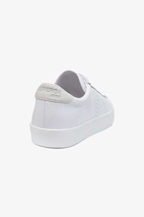 2843 Club S Comfort All White Leather Sneaker ACC Shoes - Sneakers Superga   