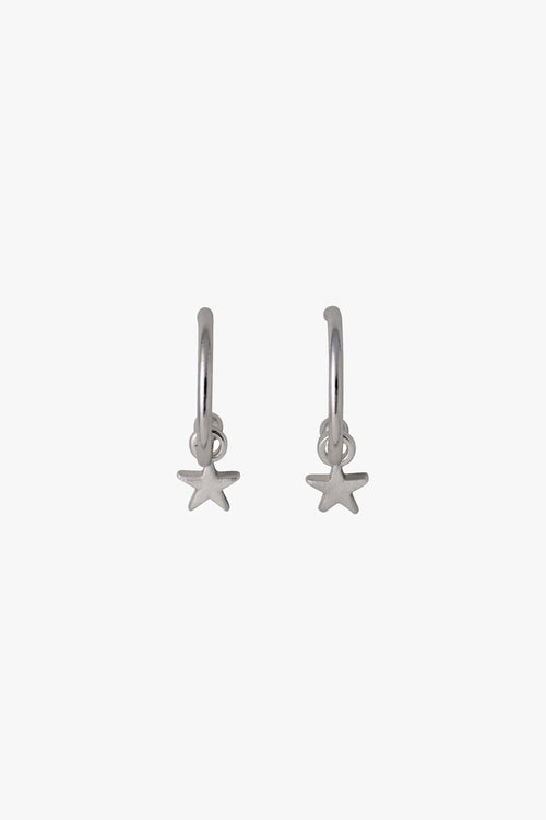 Ava Hoop Star Earring ACC Jewellery Pilgrim   