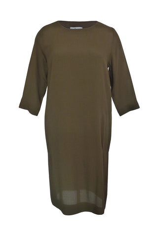 Margot Mid Sleeve Moss Sheer Shift Dress WW Dress Dom   