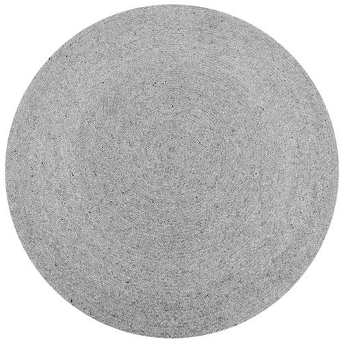 Tairua Silver Birch Round Floor Rug 240cm HW Rugs Mulberi   