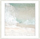 Crystal Bay Glass Framed Print White Frame 120x180cm