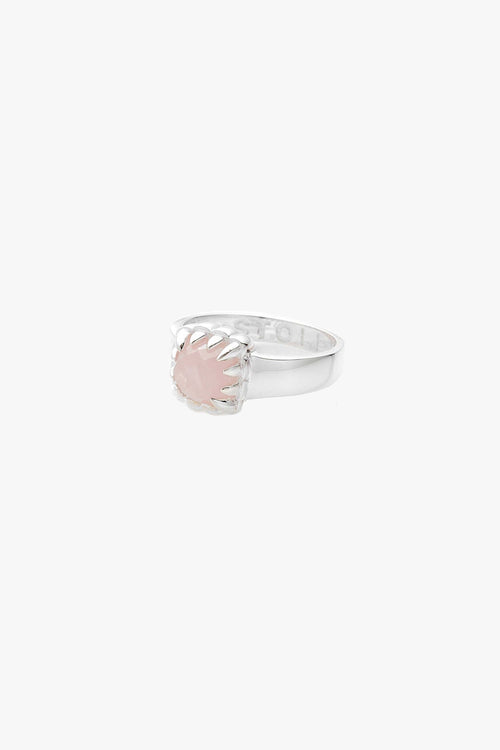 Baby Claw Rose Quartz Ring Small L ACC Jewellery Stolen Girlfriends Club   