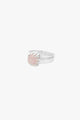 Baby Claw Rose Quartz Ring Small L