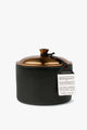 Hygge Bergamot + Mahogany Ceramic Small Candle Brass Lid 140g