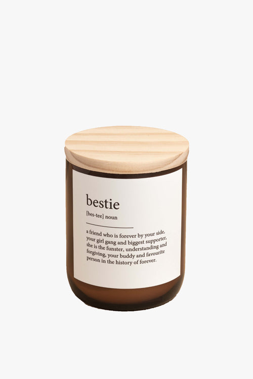 Bestie Dictonary Mali 260g 40hr Soy Candle HW Fragrance - Candle, Diffuser, Room Spray, Oil The Commonfolk Collective   
