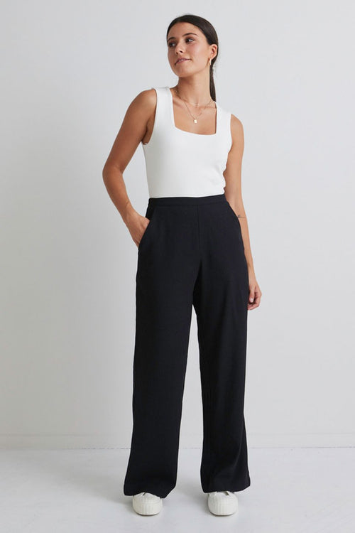 Women's Up!, Flowing Crepe Flare Leg Pull On Pant