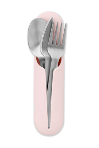 Blush Stainless Steel Utensil Set HW Serveware - Plate, Bowl, Servers, Dish, Platter Porter   