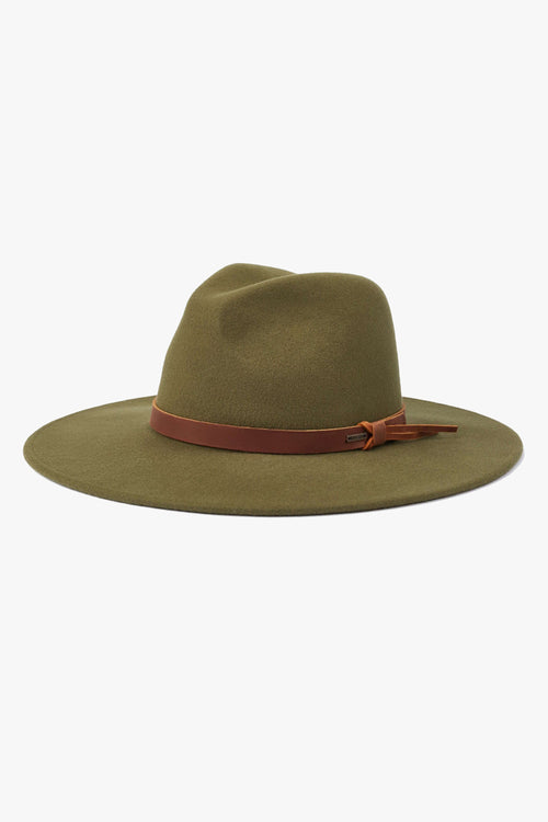 Field Proper Military Olive Felt Hat ACC Hats Brixton   