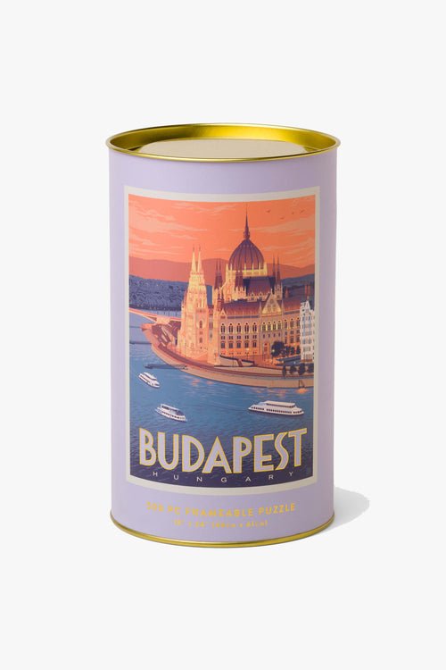 Budapest Jigsaw Puzzle Cannister HW Games - Puzzle, Cards Designworks Ink   