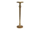 Hammered Brass Pillar Large Candlestick