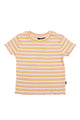 Kids Canyon SS Orange White Stripe Rib Tee