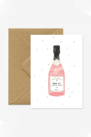 Champagne Pop It Greeting Card HW Greeting Cards All The Ways To Say   