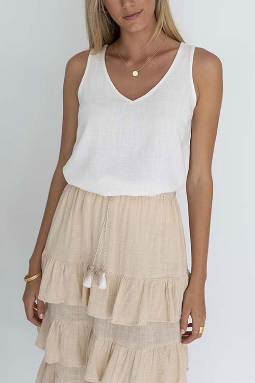Classic Linen Natural Cami WW Top Humidity Lifestyle   