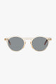 Ascetic Clear Round Sunglasses