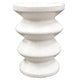 Nara Curved White Stool