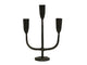 Dax3 Light Black Candlestand 18cmLx6.5cmWx25cmH