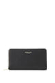 The Dion Pebbled Gold Wallet Black
