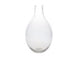 Large Clear Glass Tall Teardrop Vase