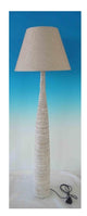 Harlow Polyresin Floor Lamp 136cm White