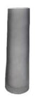 Asymmetrical Tall Frosted Grey Glass Vase 28cm