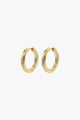 Edea Hoops Recycled Gold Plated Earrings