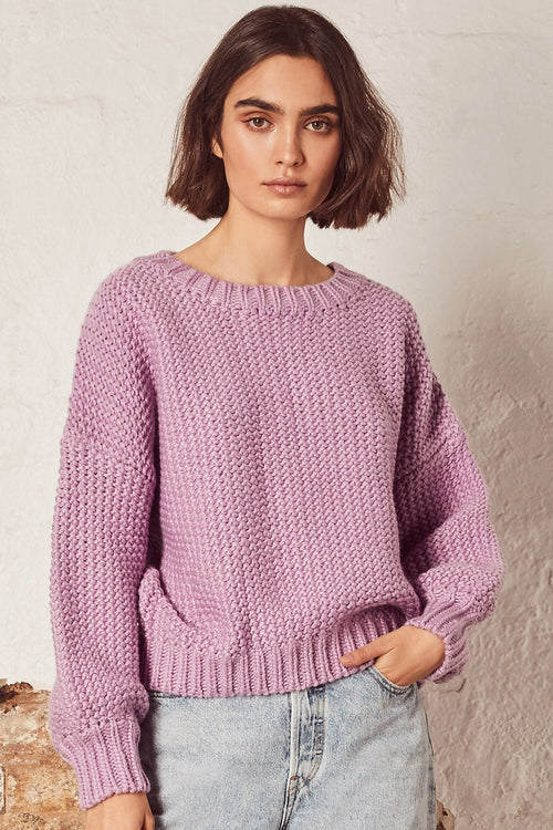 Dixie LS Lilac Jumper WW Knitwear Wish   