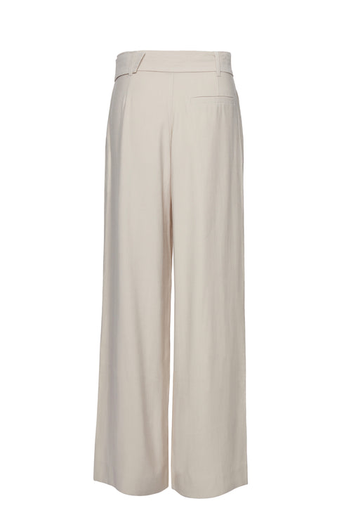 Fearless Sand Dune Pleat Front High Waist Belted Wide Leg Pant WW Pants Ivy + Jack   