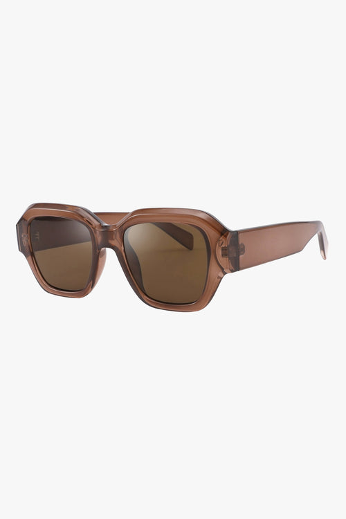Fellini Chocolate Eco Square Sunglasses ACC Glasses - Sunglasses Reality Eyewear   