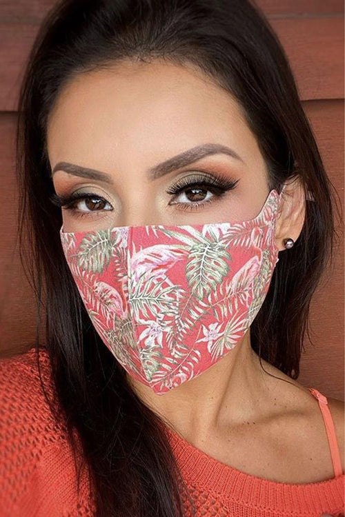 Flamingo Rose Sage Face Mask Pack of 3 ACC Face Masks Queen of the Foxes   