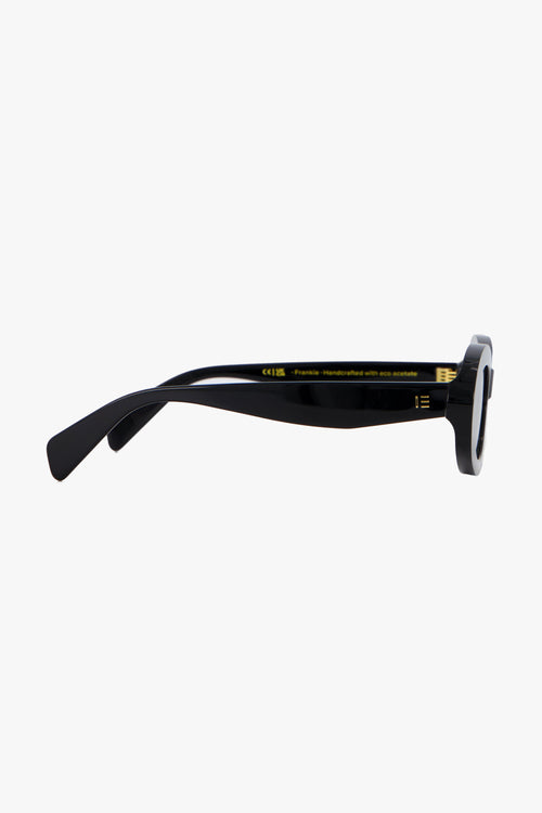 Frankie Black Oval Sunglasses ACC Glasses - Sunglasses Isle of Eden   
