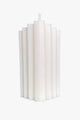 Gatsby White Candle Unscented EOL H10cm X D4cm